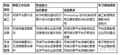 电子商务专业层次